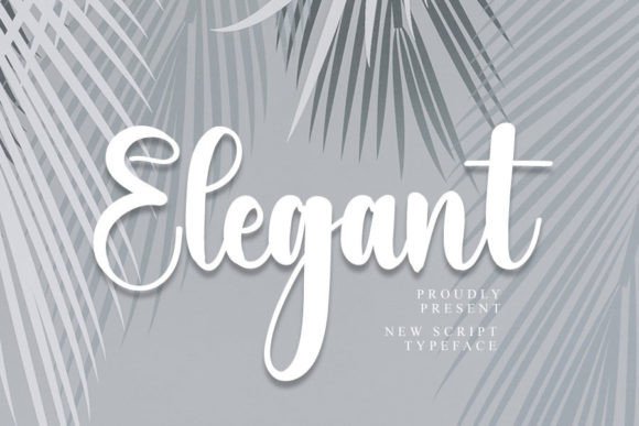 Elegant Font Poster 1