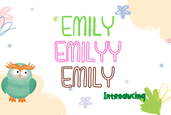 Emily Font Poster 1