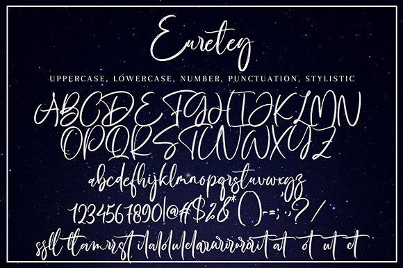 Euretey Font Poster 9