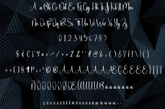 Evening Font Poster 6