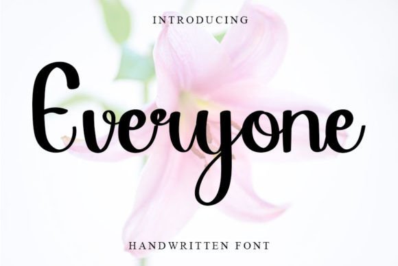 Everyone Font Poster 1