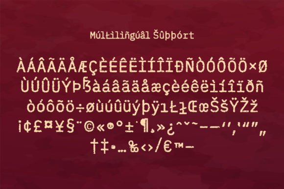 Evil Typewriter Font Poster 9