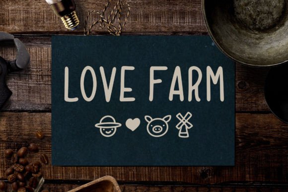Farmhouse Font Poster 5