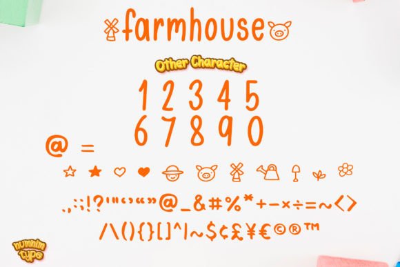 Farmhouse Font Poster 8
