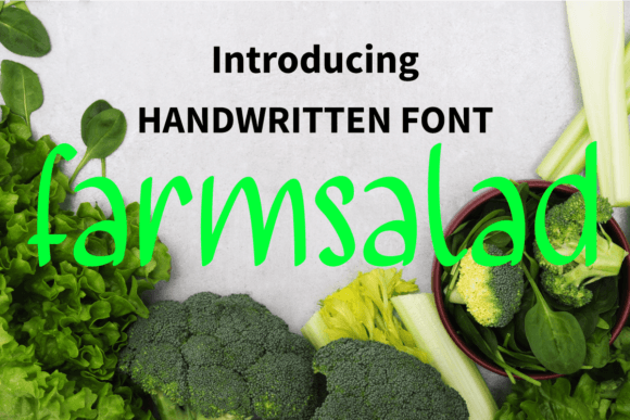 Farmsalad Font Poster 1