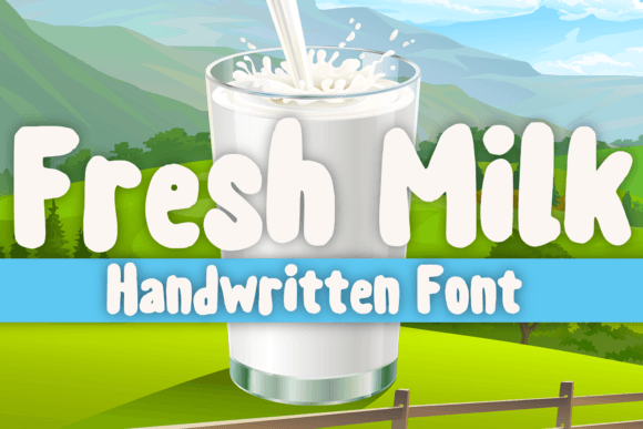 Fresh Milk Font Poster 1