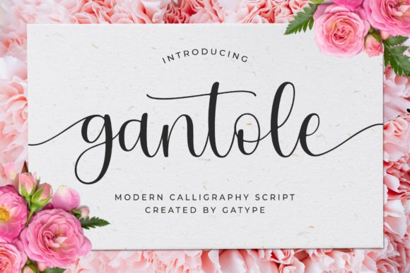 Gantole Font Poster 1