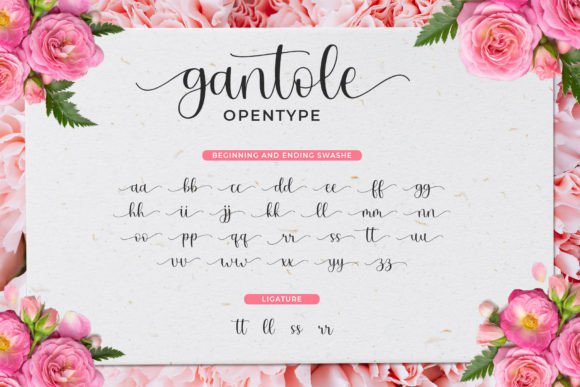 Gantole Font Poster 5