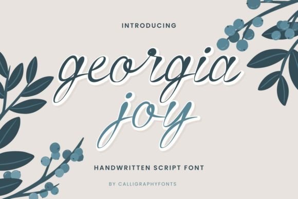 Georgia Joy Font