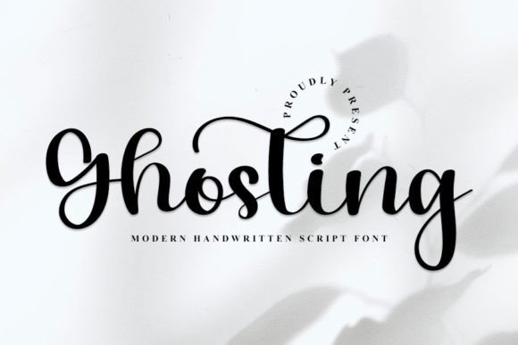 Ghosting Font