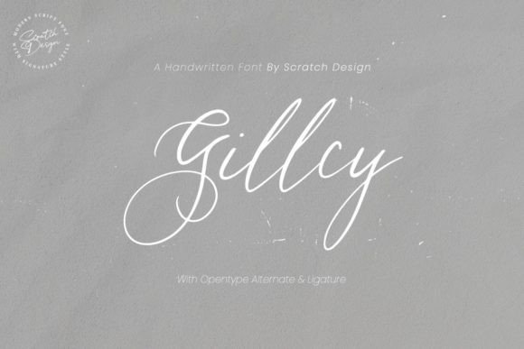 Gillcy Font Poster 17