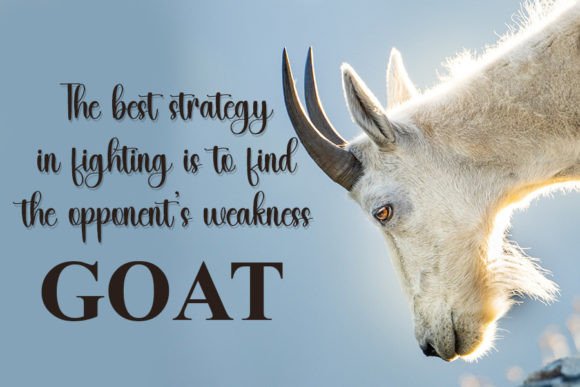 Goat Font Poster 5