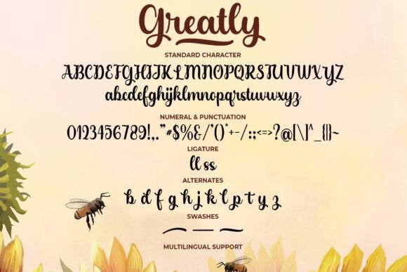 Greatly Font Poster 6