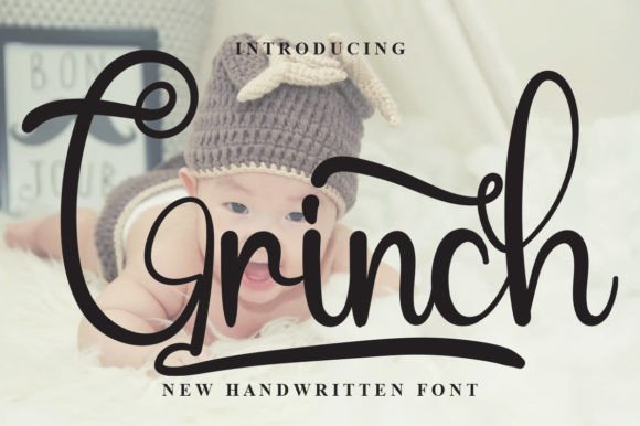 Grinch Font Poster 1