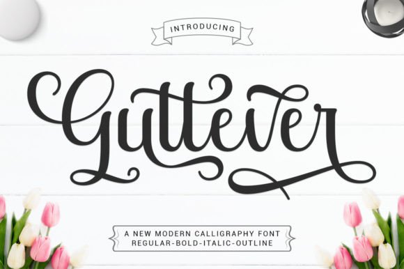 Guttever Font Poster 1