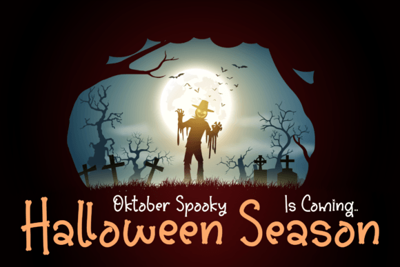 Halloween Party Font Poster 10