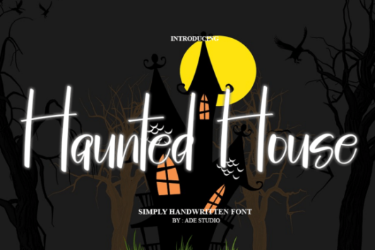 Haunted House Font - Font Canyon