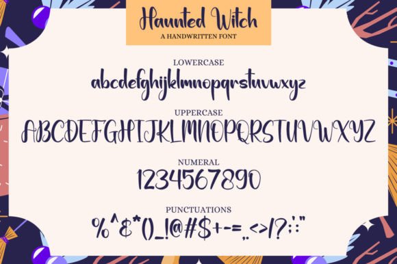 Haunted Witch Font Poster 7