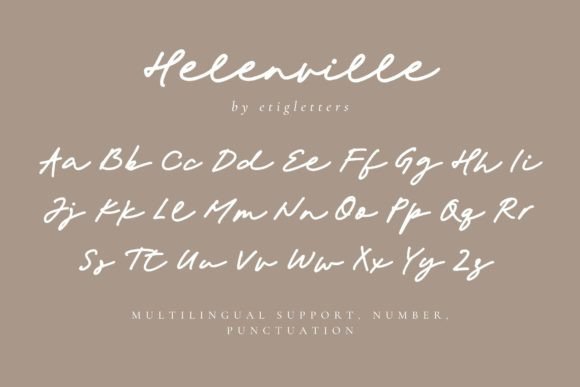 Helenville Font Poster 10