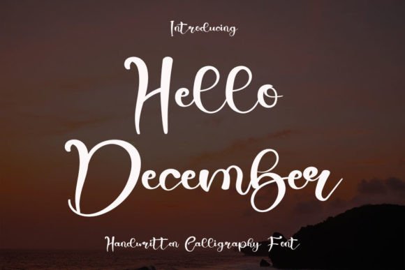 Hello December Font