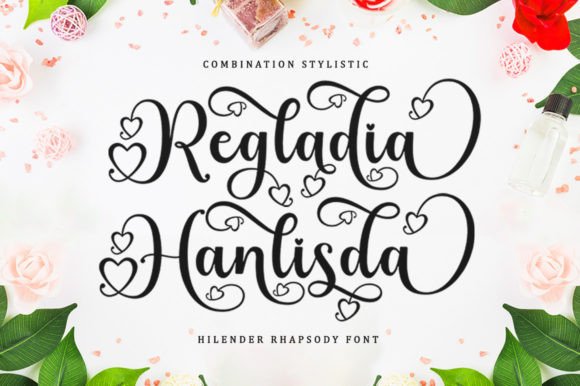 Hilender Rhapsody Font Poster 2