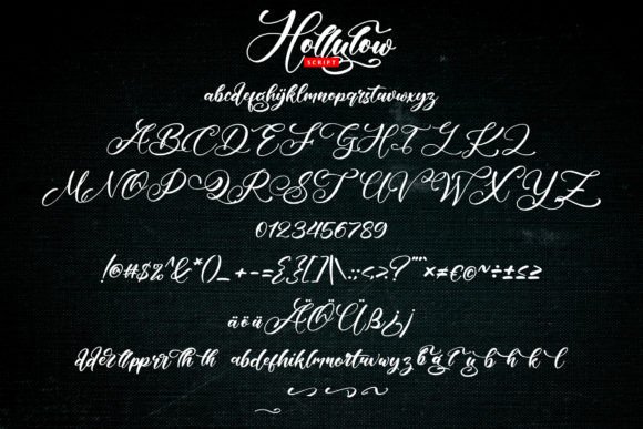 Hollylow Font Poster 5