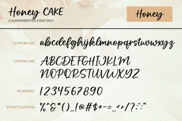 Honey Cake Font Poster 7