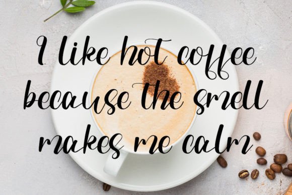 Hot Cocoa Font Poster 2