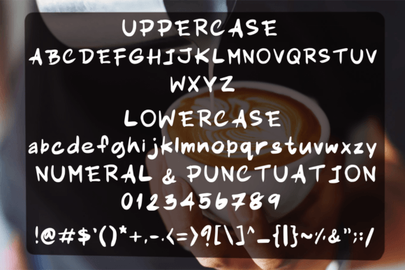 Latte Font Poster 2