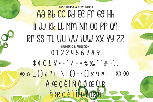 Lemontea Font Poster 7