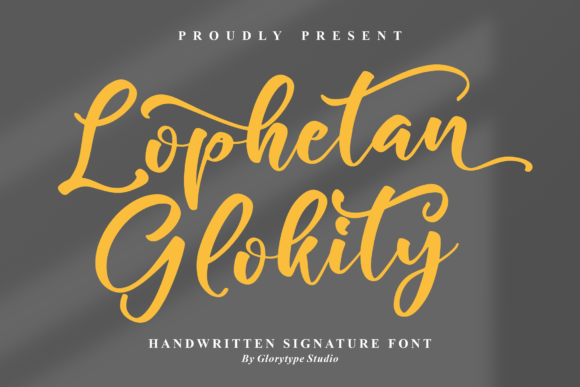 Lophetan Glokity Font Poster 1