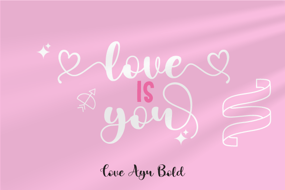 Love Ayu Font Poster 3