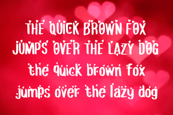 Lovely Valentine Font Poster 4