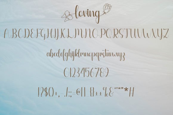 Loving Font Poster 6