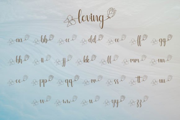 Loving Font Poster 7