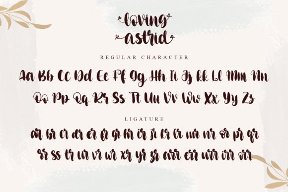 Loving Astrid Font Poster 7