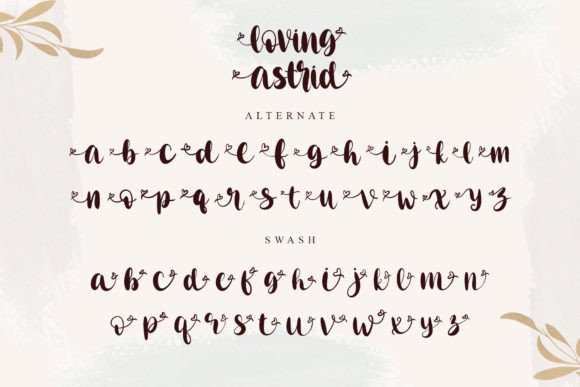 Loving Astrid Font Poster 8