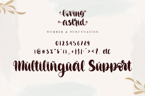 Loving Astrid Font Poster 9