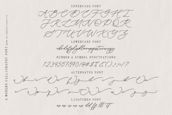 Lunaria Celesttial Font Poster 12