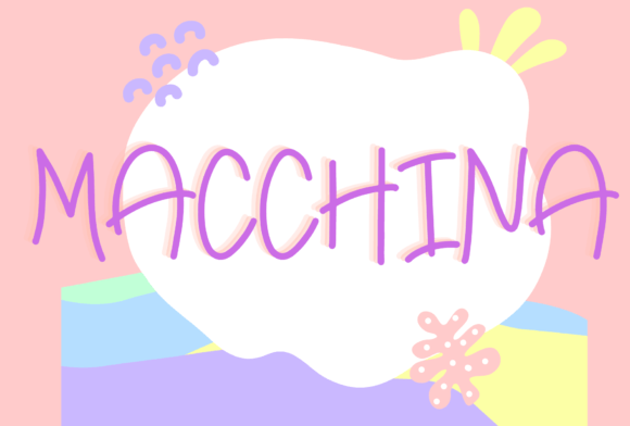 Macchina Font Poster 1