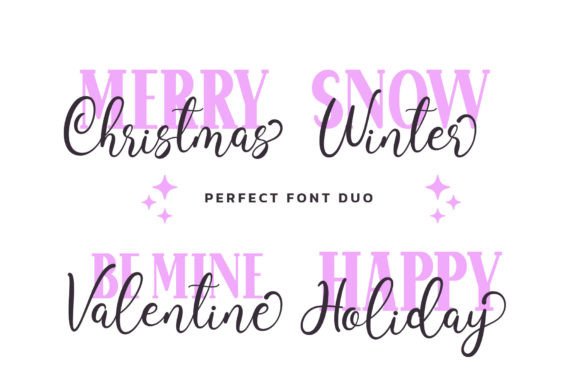 Malibu Holiday Duo Font Poster 3