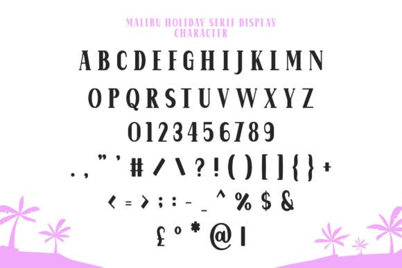 Malibu Holiday Duo Font Poster 10