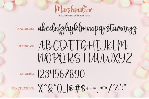 Marshmallow Font Poster 6