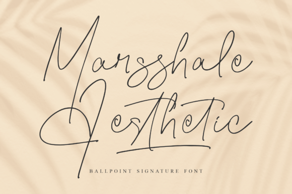 Marsshale Aesthetic Font Poster 1