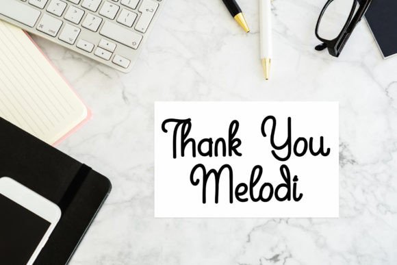 Melodi Font Poster 5