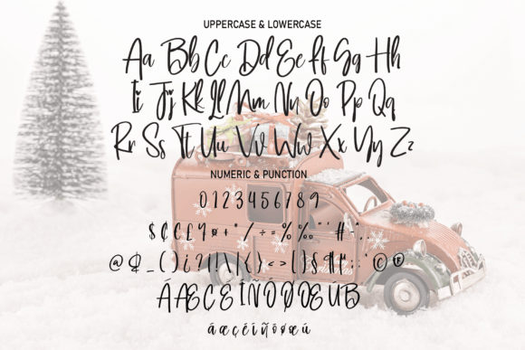 Merry and Bright Font Poster 7