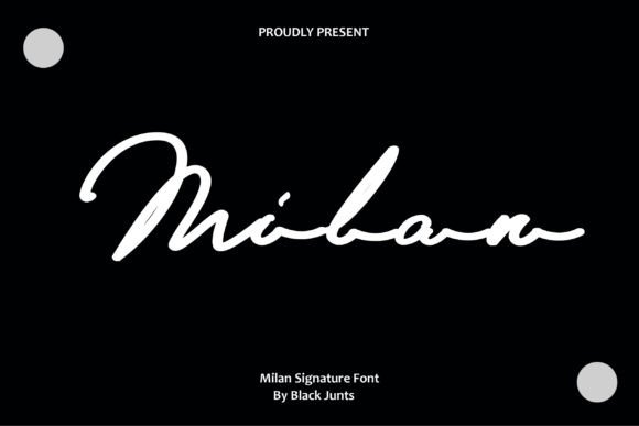 Milan Font Poster 1