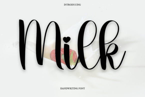 Milk Font