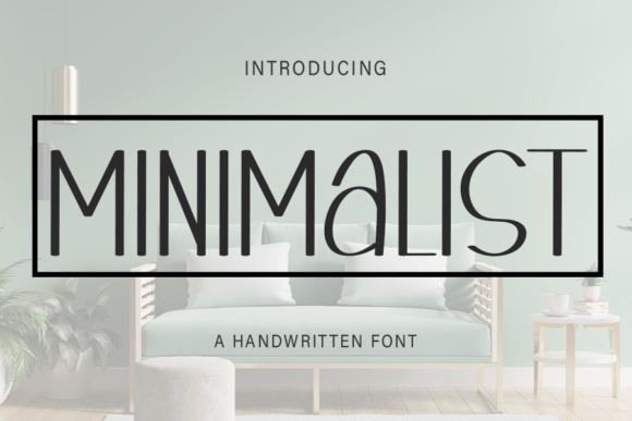 Minimalist Font Poster 1