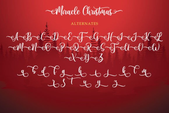 Miracle Christmas Font Poster 9